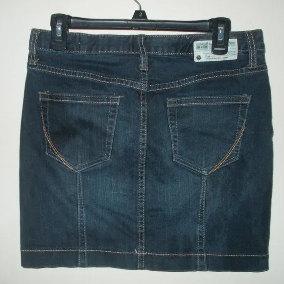 Converse Denim Skirt Dark Wash Size 4 - Picture 3 of 6
